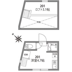 アーバンプレイス西新宿の物件間取画像